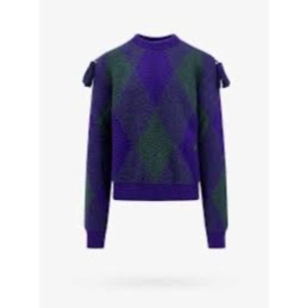NWOT Burberry Sweater Purple Mens SIZE L